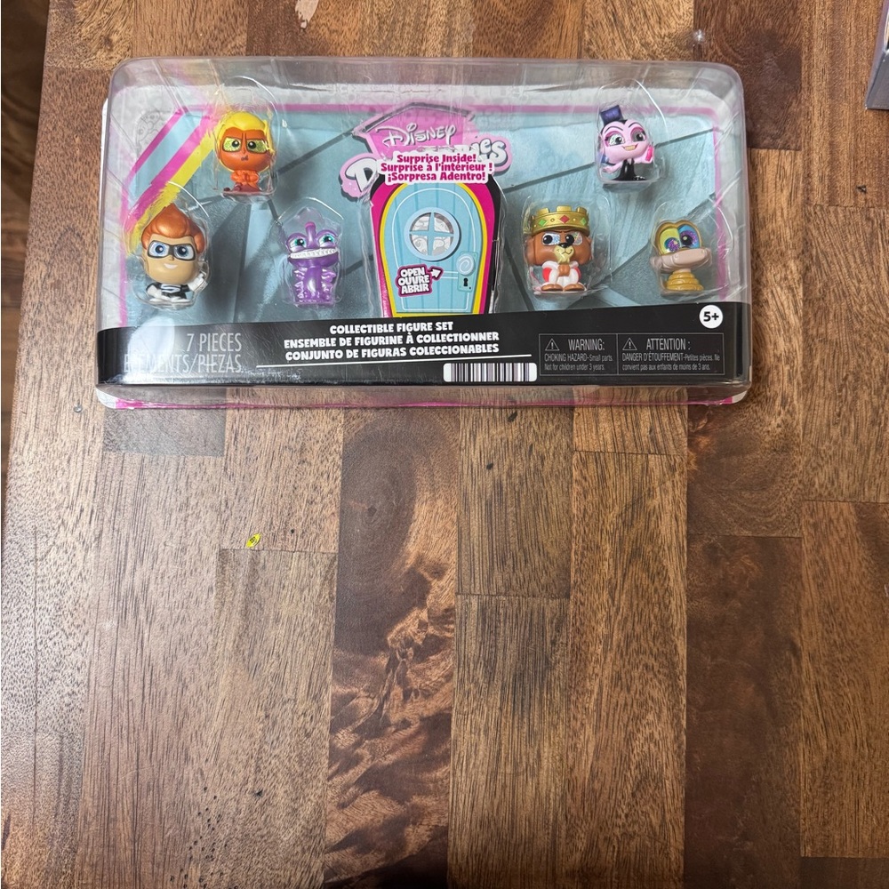 Disney Doorables Collectible Figure Set - Pink, Purple, Orange